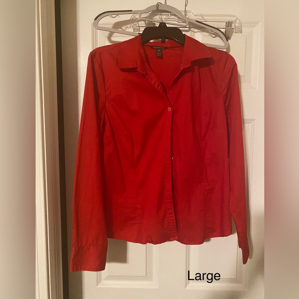 Lot of Women’s large button down blouses